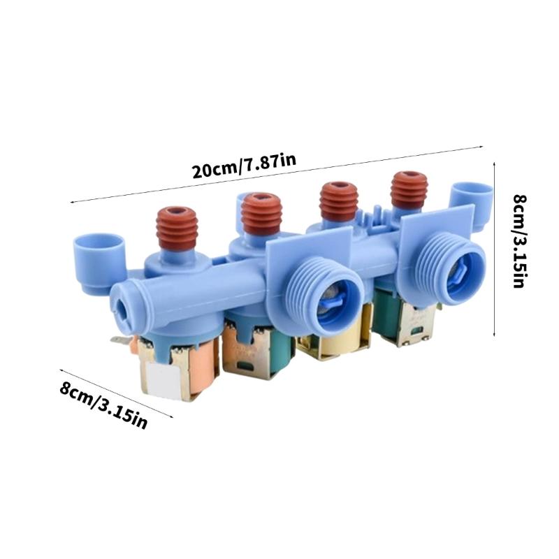 Multifuntional Automatic Washer Inlet Valves Easy Installation Washing Machine Repair Part for Home and Laundromats