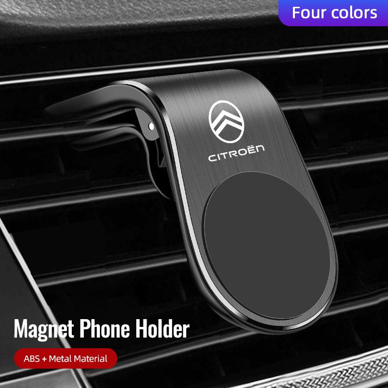 Magnetic Car Phone Holder Metal Stand Accessories For Citroen e-C3 e-C4 X C5X C3 C4 Aircross Cactus Picasso C-Crosser C6 C1 xjpr53