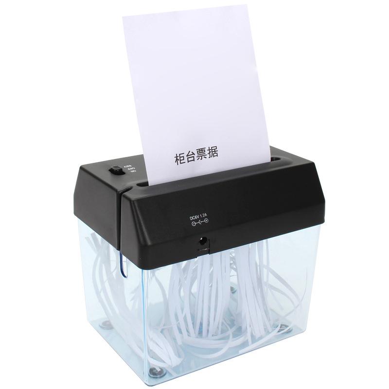 A6 Portable Mini Paper Shredder Electric Usb Battery Operated Documents Paper Cutting Tool For Home Office