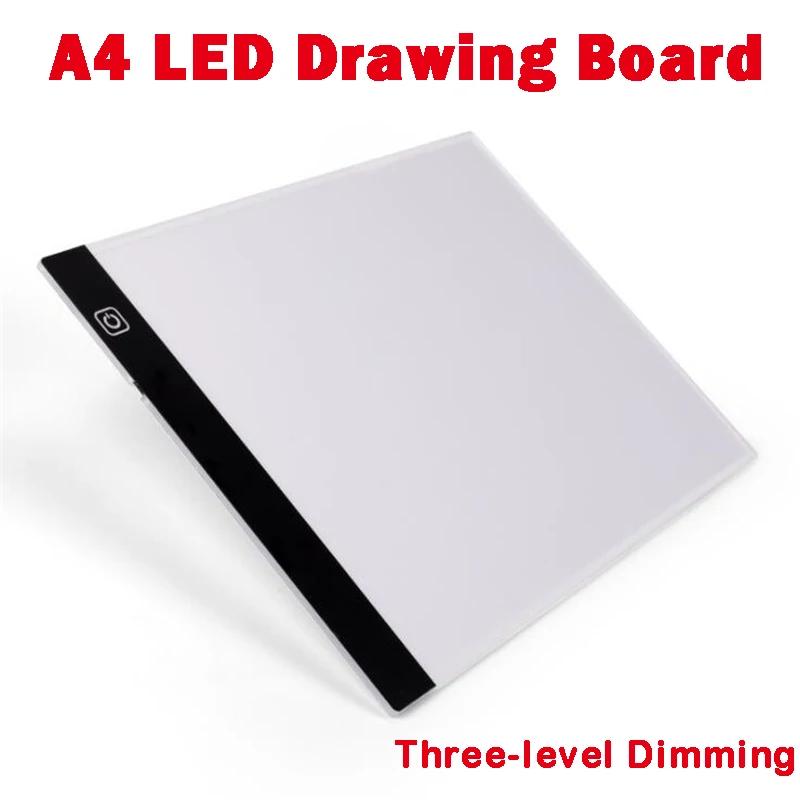 

Ультратонкий светодиодный светильник A4 A4, световой короб для художников, стол, доска для рисования, алмазная живопись, инструменты для вышивания
