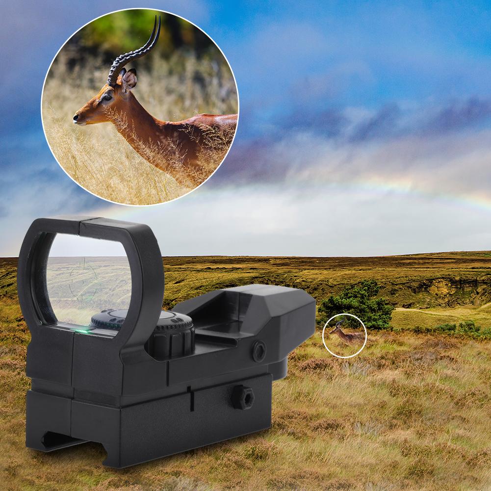 5-20PCS Holographic Rifle Scope Green Dot Sight Scope Reflex Optics Sight Compact Sights for 20mm Rail Mount Toys