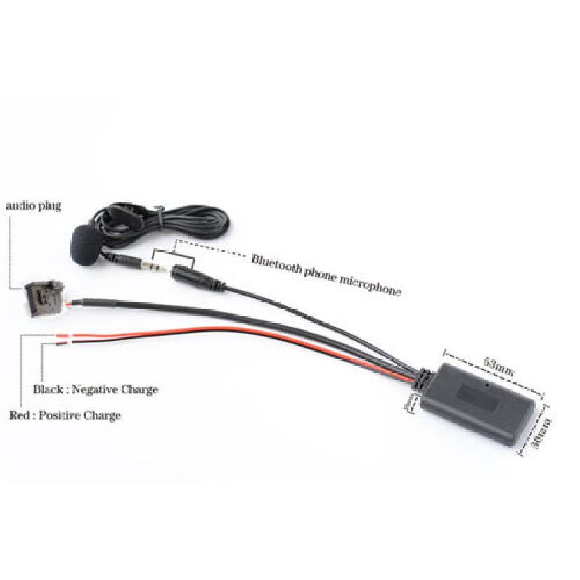 AUX Cable Adaptor Bluetooth MIC for Mercedes Comand 2.0 APS W211 W203 W208 W168