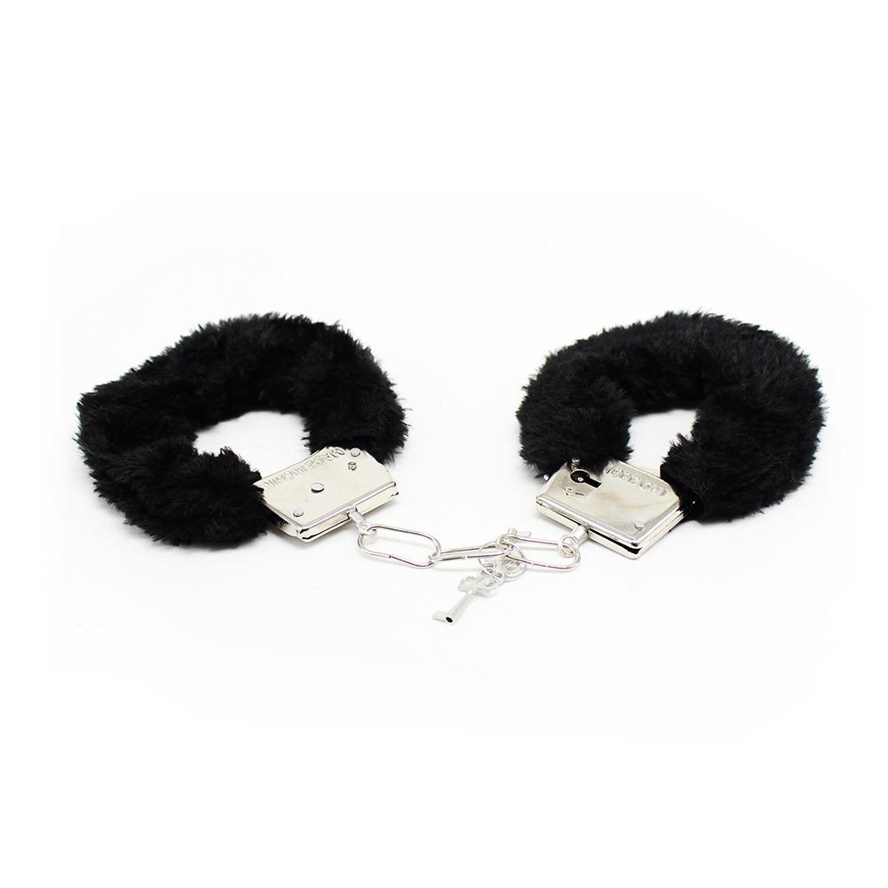 Fluffy SM Bondage Handcuffs Soft Restraints Cuffs Flirt Plush Handcuffs  Adult Games