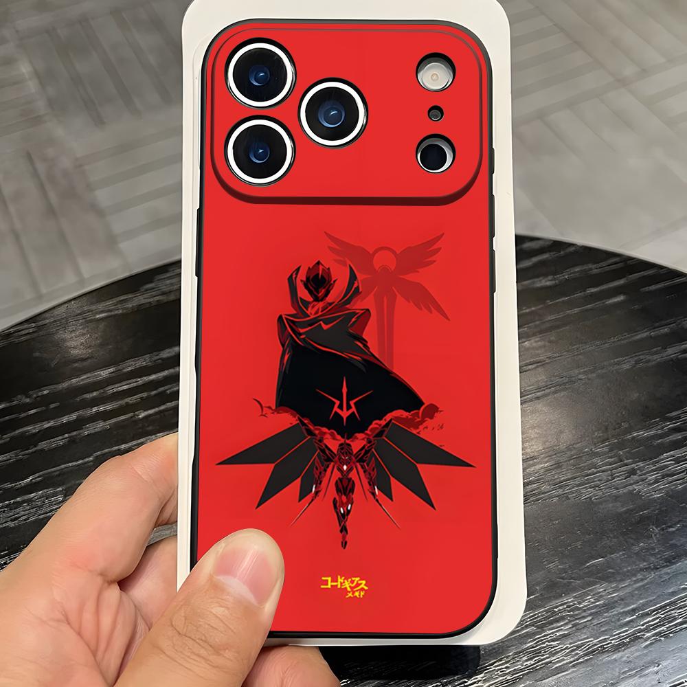 Anime Logo Code Geass Phone Case For IPhone 17 Pro Max 16 15 14 Pro Max 13 11 X Xs Xr 8 7Plus Silicone Cover