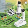 Xueyouma 1200X Children's Optical Microscope Science Experiment Set