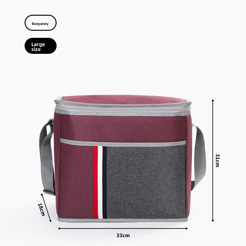 Modern Minimalist Reusable Insulated Food Carrier With Storage For Family And Outdoor Activities