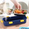 Eco Friendly Stainless Steel Lunch Box Removable Divided Lunch Box Travel Food Tray  Picnic