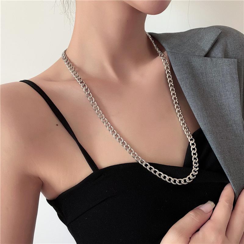 Unisex Titanstahl Halskette - Punk Hip Hop Clubbing Kette