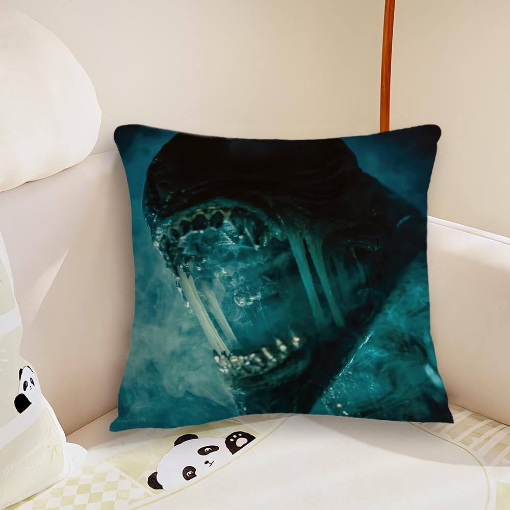 AAlien RRomulus Movie Cushion Cover Pillow Case Plush Fabric Soft Double Sided Print Sofa Cushion Cover Throw Pillow Covers