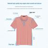 MONTAGUT Men's Business Casual Cotton Polo Shirt