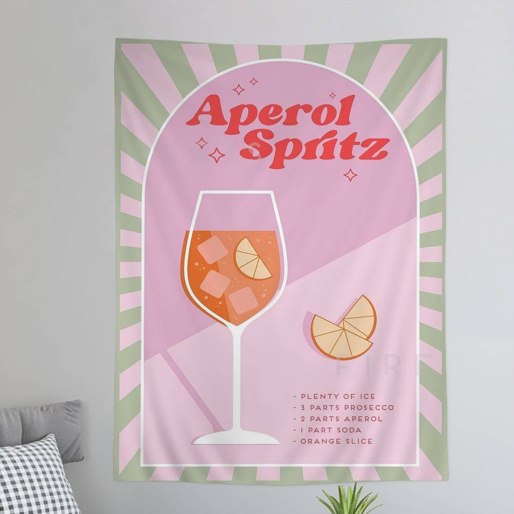 

Colorful Cocktail Drink Anime Tapestry Indian Buddha Wall Decoration Witchcraft Bohemian Hippie Wall Hanging Sheets 74x94cm(29x37in)