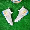 35-45 Heren Grote Maat Hoge Voetbalschoenen Lange Noppen Antislip TPR Kunstgras Kinder Voetbalschoenen