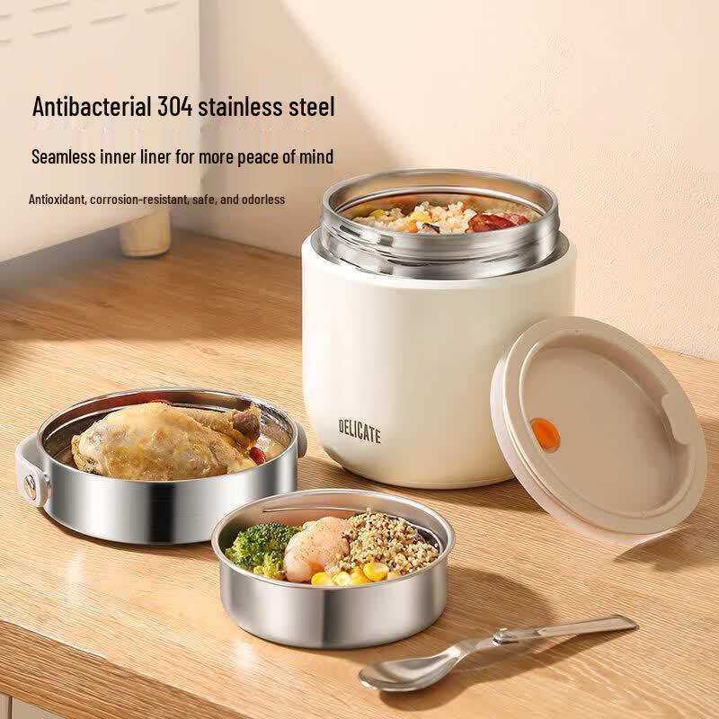 Star 24-Hour Double-Layer Insulated Stainless Steel Bento Box
