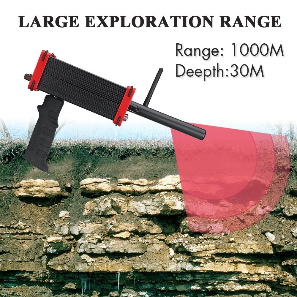 30M Depth Metal Detector Rechargeable Pointing Long Range dual system Gold Gem Metal Digital Laser Detector