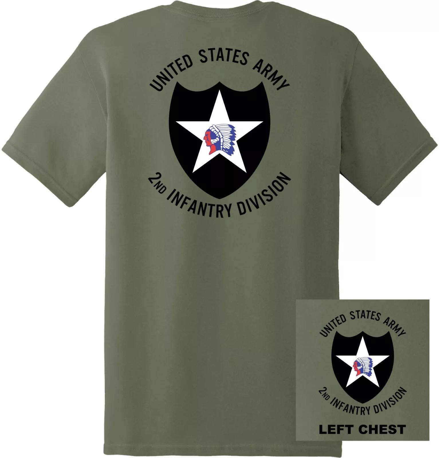 

Us Army 2Nd Infantry Division T Shirt L