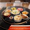 ZISIZ Smart 70CM Electric Rotating Heated Serving Platter