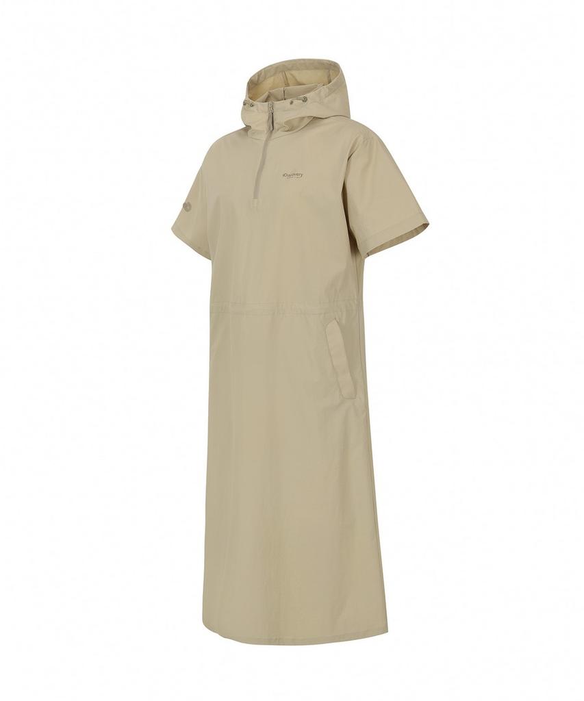DISCOVERY EXPEDITION Women'S Freshvent Hooded Woven Dress (L/Beige)
