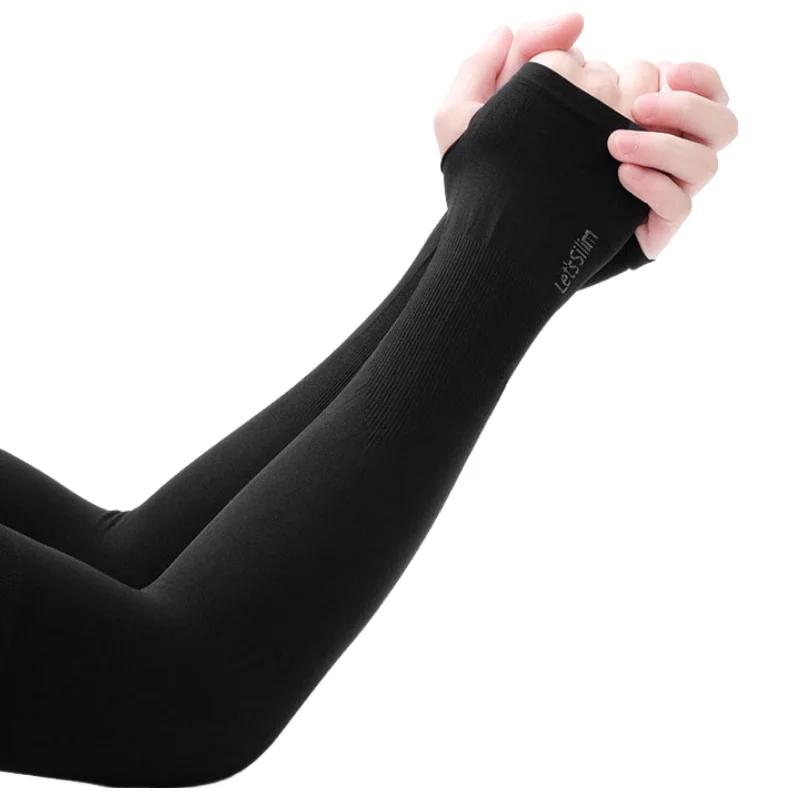 

Sunscreen Outdoor UV Sun Protection Compression Arm Sleeves Women Men Sports Football Golf Cooling Sleeve Summer Ice Silk Ridin