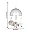 Clip On Hanging Plush Toy Stroller and Car Seat Sensory Activity Baby Toys with Wind Chimes and Jingle for Newborn Infant Gifts