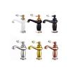Vintage Copper Basin Faucet Modern Single Hole Bathroom Sink Faucet Tall and Short Two Styles Bathroom Basin Faucet