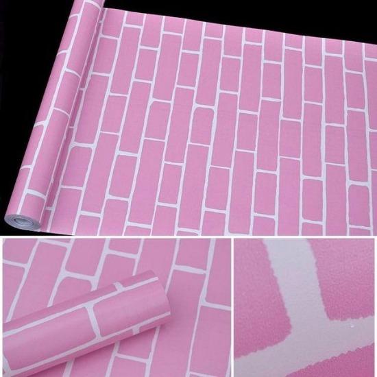 Brick Wallpaper Peel And Stick For Bedroom Faux Brick Kitchen Cabinets Home Decor Wall Stickers Papel De Parede Stickers Muraux