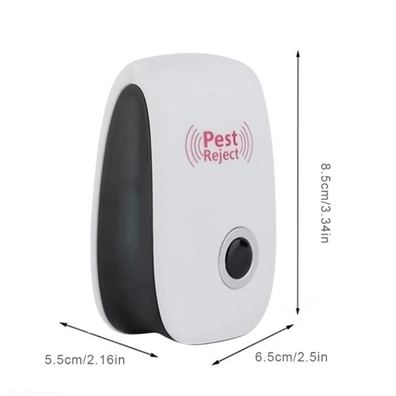 Powerful Ultrasonic Pest Repeller Safe Electronic Insect Control Effective Against Mosquitoes, Rats, Cockroaches & Family Pests