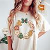 Iced Christmas Cookie Plate Shirt, Holiday Baking Cookie Tee, Gingerbread Cookie Shirt, Christmas Baker Gift, Flat Lay Cookie Art