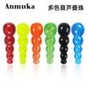 250Pcs Fishing Inline Spinner Rig Lures Making Supply Trout Fishing Beads Lures Tackle Stacked Fishing Beads Set