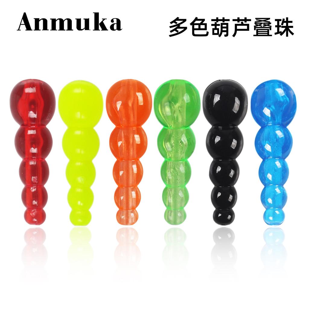 250Pcs Fishing Inline Spinner Rig Lures Making Supply Trout Fishing Beads Lures Tackle Stacked Fishing Beads Set