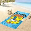 Pippi Longstocking Print Beach Towel, Large Soft Quick Dry Towel for Beach Camping Swimming