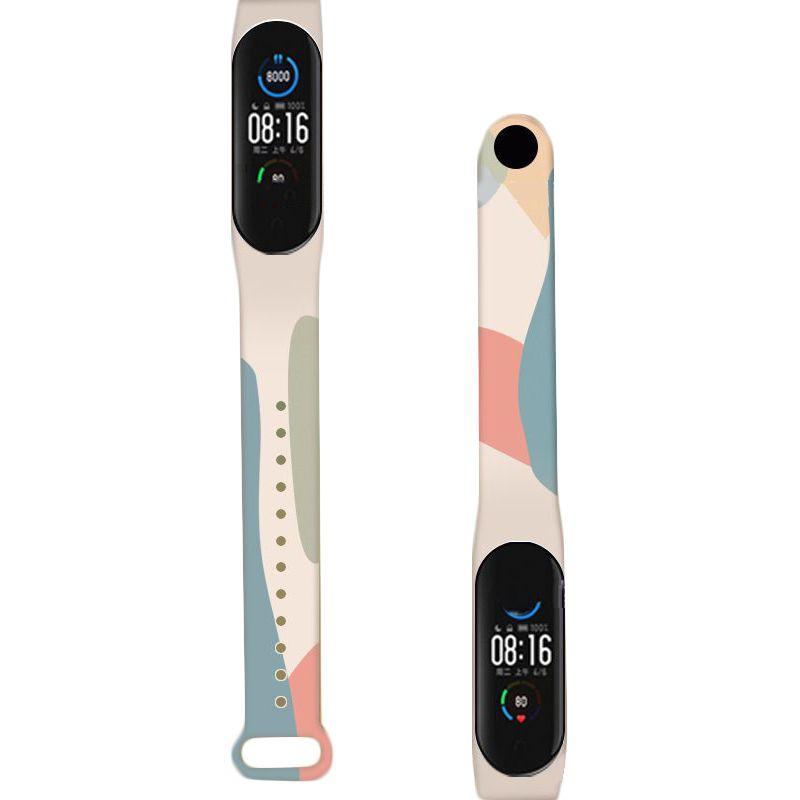 Replace Your Wristband With This Morandi Graffiti Strap For Xiaomi Mi Band 3/4/5/6