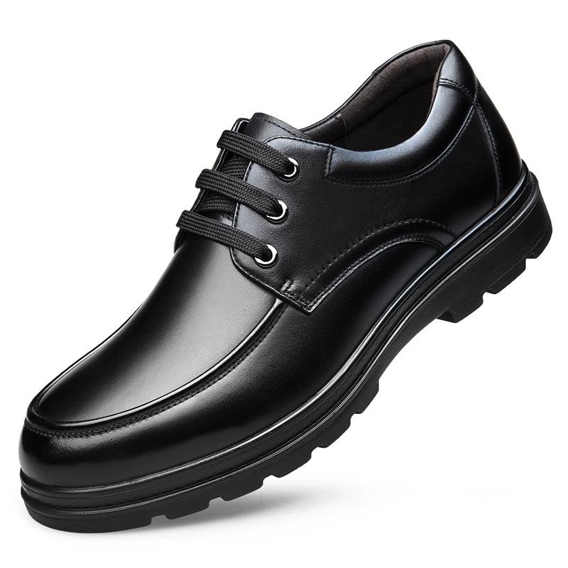 Old man's head men's shoes, spring business casual leather shoes men's work soft-soled leather shoes men JFC9603903