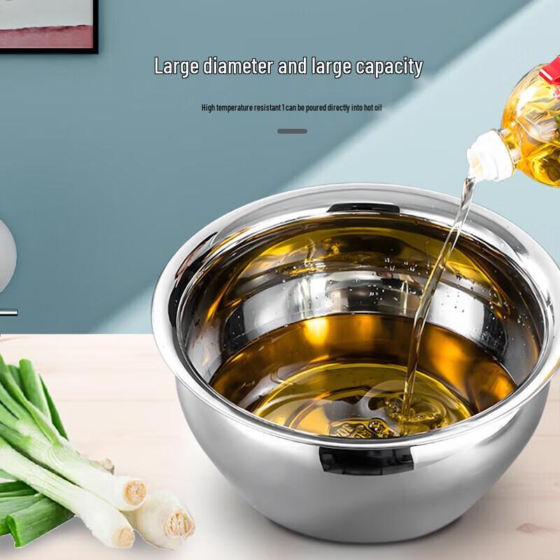 Dairian 201 Stainless Steel Oil Basin & Mixing Bowl