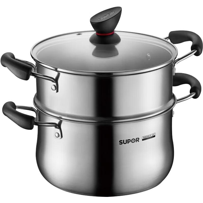 SUPOR 304 Stainless Steel Steamer Pot