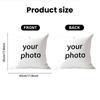 1Pc Custom Design Pillowcase with Personalized Photo Text Logo, Ultra Comfort Soft Breathable Pillow Cover for Modern Home Decor, St