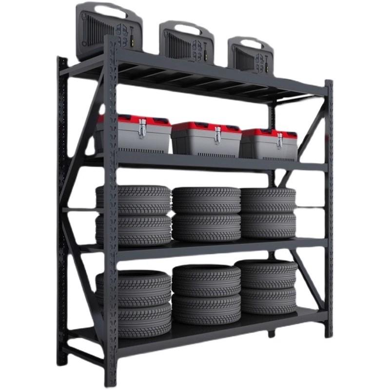 Four-Layer Multi-Use Storage Shelves for Warehouses and Express Stations