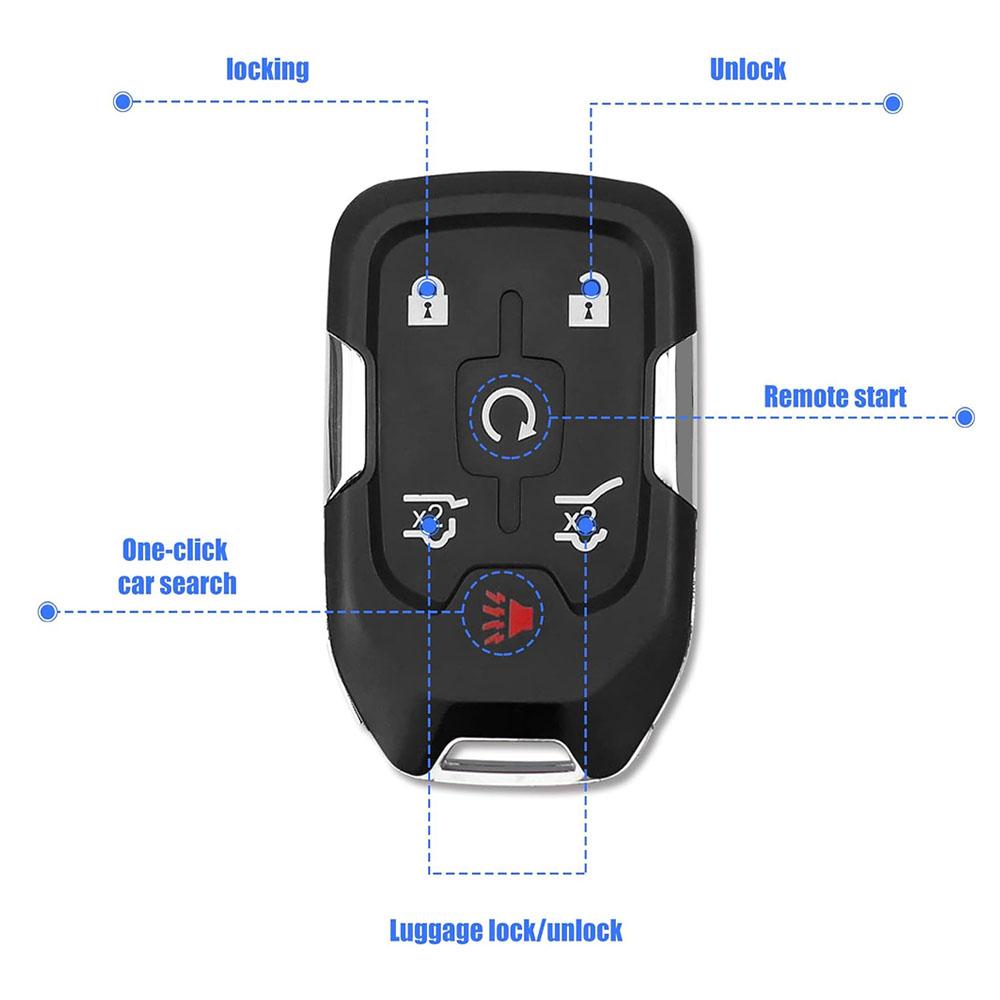 For GMC Yukon Chevy Suburban 315 MHz Smart Remote Control Key Fob No Programming