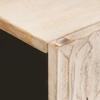 Sideboard with Shelf White Washed Surface 90 X 33 X 75 Cm