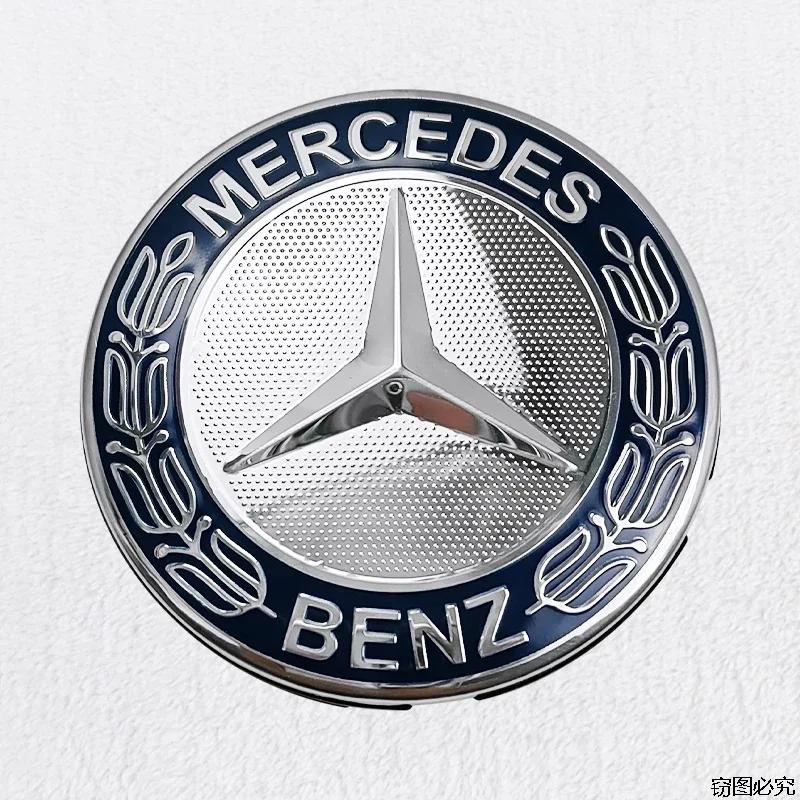 New4 Pièces/ensemble 75mm Capuchons De Moyeu De Roue De Voiture Pour Mercedes Benz AMG Emblème GLA200 W203 W204 W205 W209 W210 W