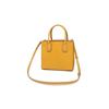 MICHAEL KORS Mercer Solid Color Letter Logo Retro Litchi Pattern Cowhide Accordion Bag Crossbody Handbag Regular Women's Orange
