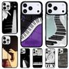 Piano Classical Music Shockproof Phone Case for iPhone 17 Air 16e 15 11 12 14 13 Pro Max Cover Coque