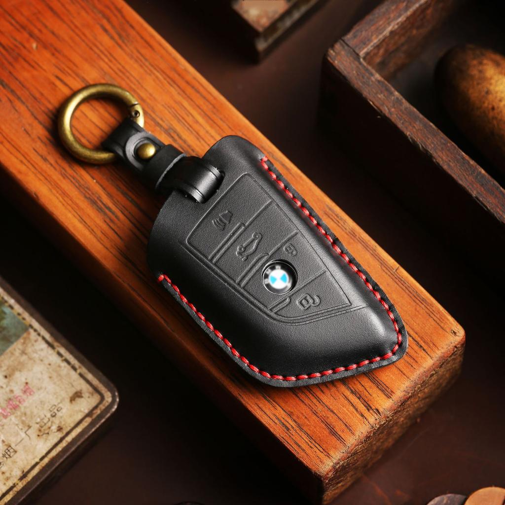 Leather Key Cover Is Suitable For Bmw Key Cover, Blade Pure Handmade Car Key Cover Can Be