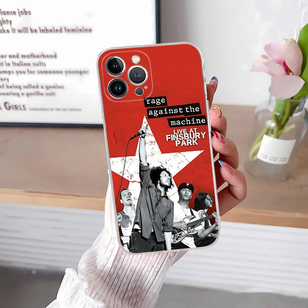 R-Rage A-Against T-The M-Machine Band For IPhone 17 16 15 14 13 12 11 Pro Max Plus Phone Case High End Silicone