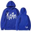 Korn Rock Band Letter Hoodie Men Women Hip Hop Harajuku Hoodies Leisure High Street Sweatshirt Autumn Winter Unisex Sweatshirts