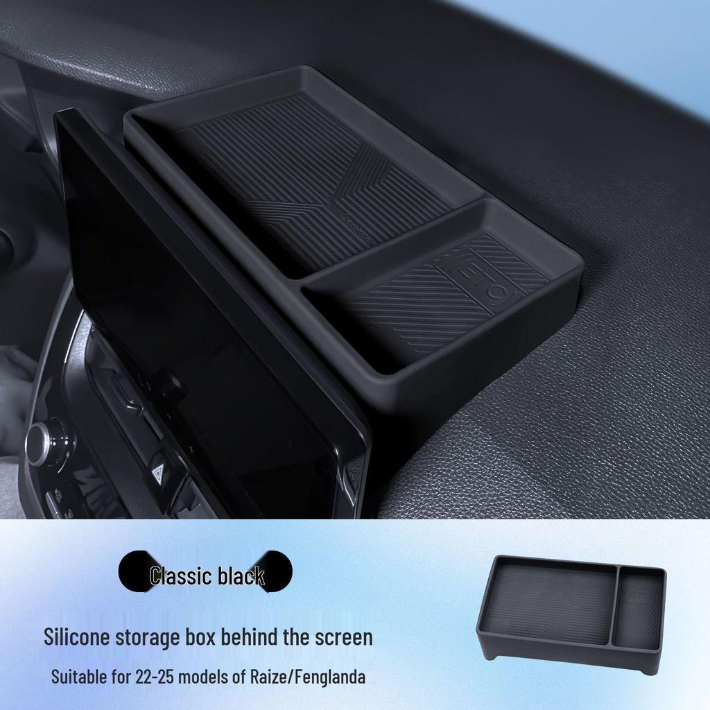 Silicone Storage Box for New Toyota Camry/RAV4/Wildlander (9th Gen) Car Interior Accessories