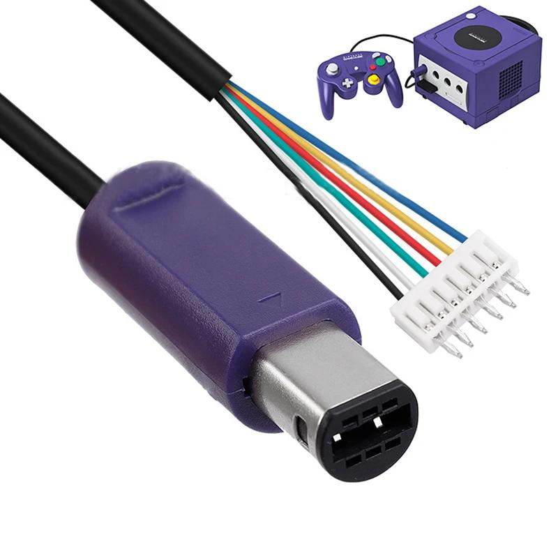 1/2Pcs Gamepad Extention Cable For Gamecube Ngc Console Replacement 6Pin Cord Handle Connection Wire 3Meters