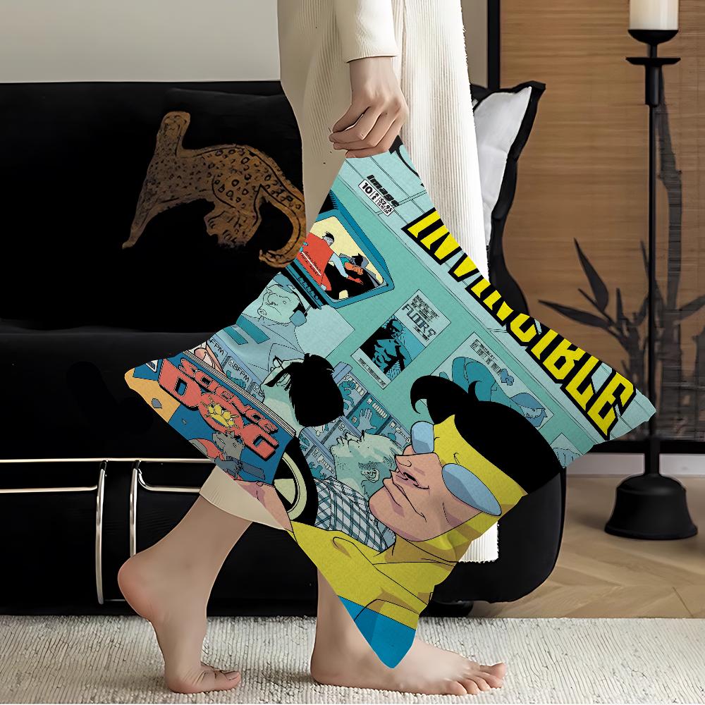 I-Invincible Cartoon Pillow Gift Home Office Decoration Pillow Bedroom Sofa Car Cushion CoverPillow Case
