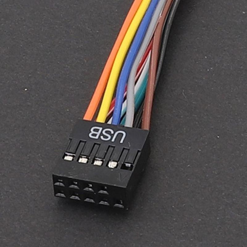 USB Internal Motherboards Header 11Pin to 9Pin USB Converters Cable for Enhances Performances Reliable Connectivity