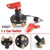 AD 12V Key Battery Isolator Disconnector Cut Off Main Kill Vehicle Modified Car Power Switch Car Battery Power Switch For Truck