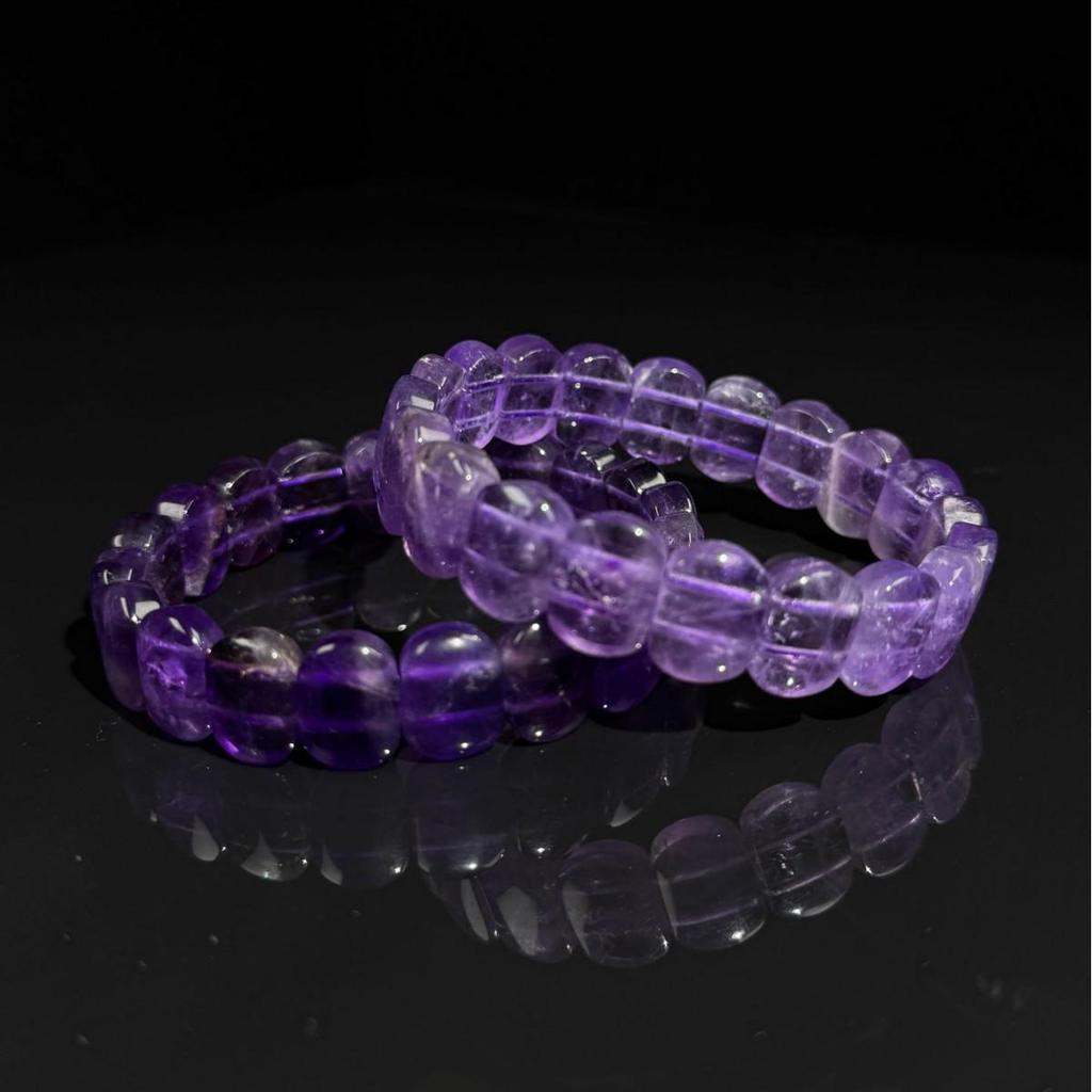 Women's Fashionable Natural Amethyst Crystal Bracelet - Versatile, Simple, Fresh Jewelry